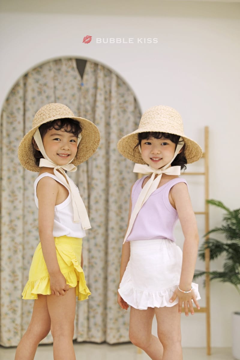 BUBBLE KISS - Korean Children Fashion - #Kfashion4kids - Linen Frill Shorts - 6