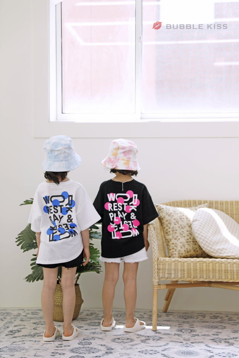 BUBBLE KISS - Korean Children Fashion - #Kfashion4kids - Neon Smile Long Tee