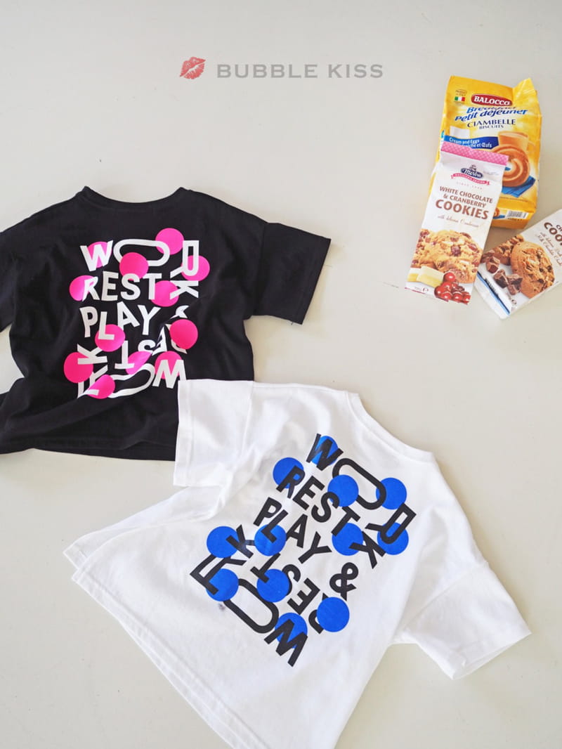 BUBBLE KISS - Korean Children Fashion - #Kfashion4kids - Neon Smile Long Tee - 10