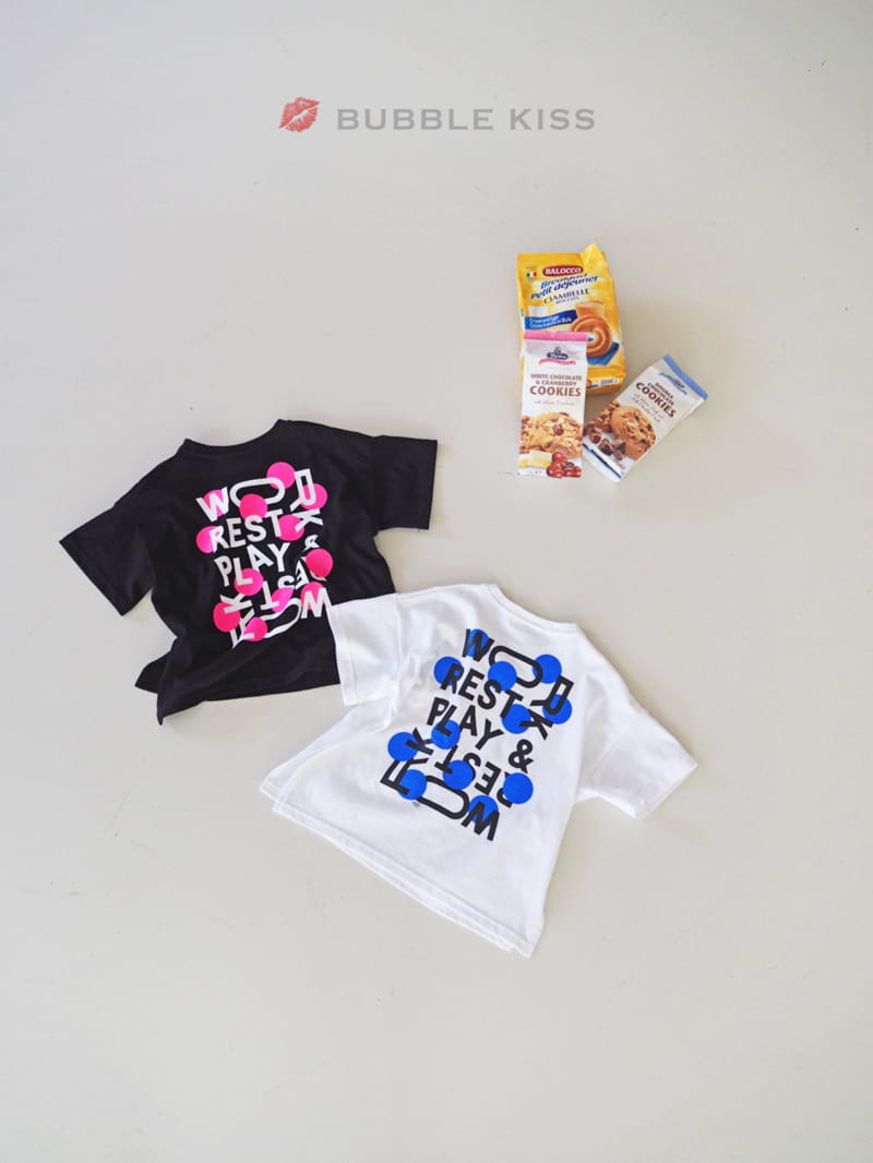 BUBBLE KISS - Korean Children Fashion - #Kfashion4kids - Neon Smile Long Tee - 7