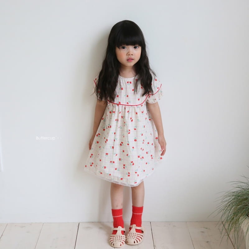 BUTTERCUP - Korean Children Fashion - #Kfashion4kids - Round Flower One-piece - 11