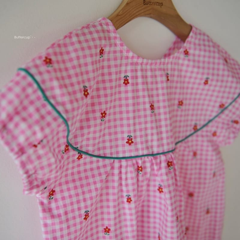 BUTTERCUP - Korean Children Fashion - #Kfashion4kids - Round Flower One-piece - 4