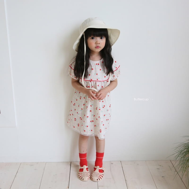 BUTTERCUP - Korean Children Fashion - #Kfashion4kids - Round Flower One-piece - 7