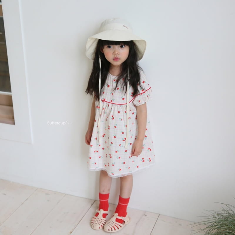 BUTTERCUP - Korean Children Fashion - #Kfashion4kids - Round Flower One-piece - 8