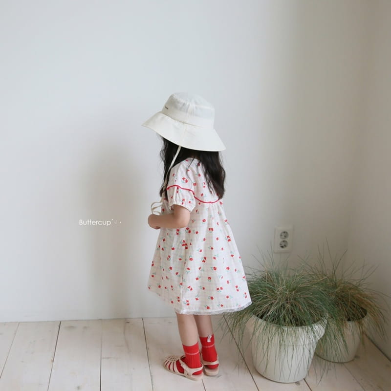 BUTTERCUP - Korean Children Fashion - #Kfashion4kids - Round Flower One-piece - 9