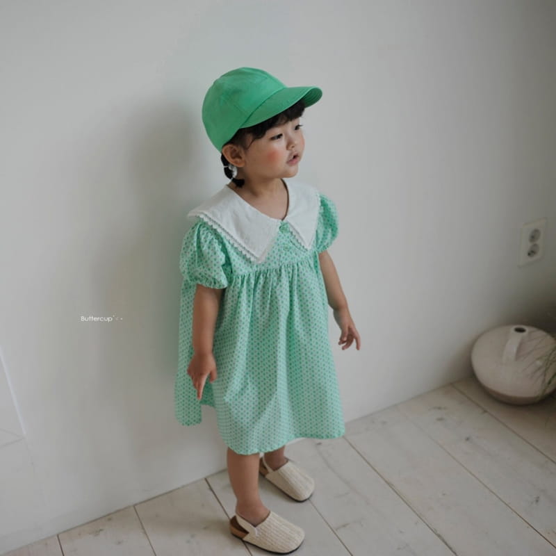 BUTTERCUP - Korean Children Fashion - #Kfashion4kids - Dfansy Collar One-piece