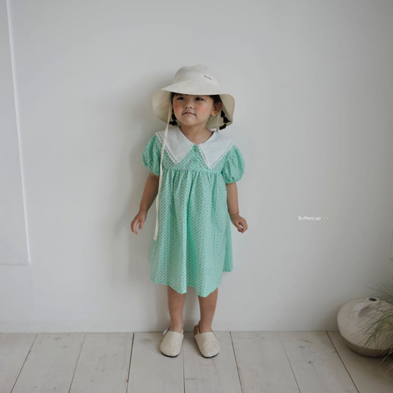 BUTTERCUP - Korean Children Fashion - #Kfashion4kids - Dfansy Collar One-piece - 12