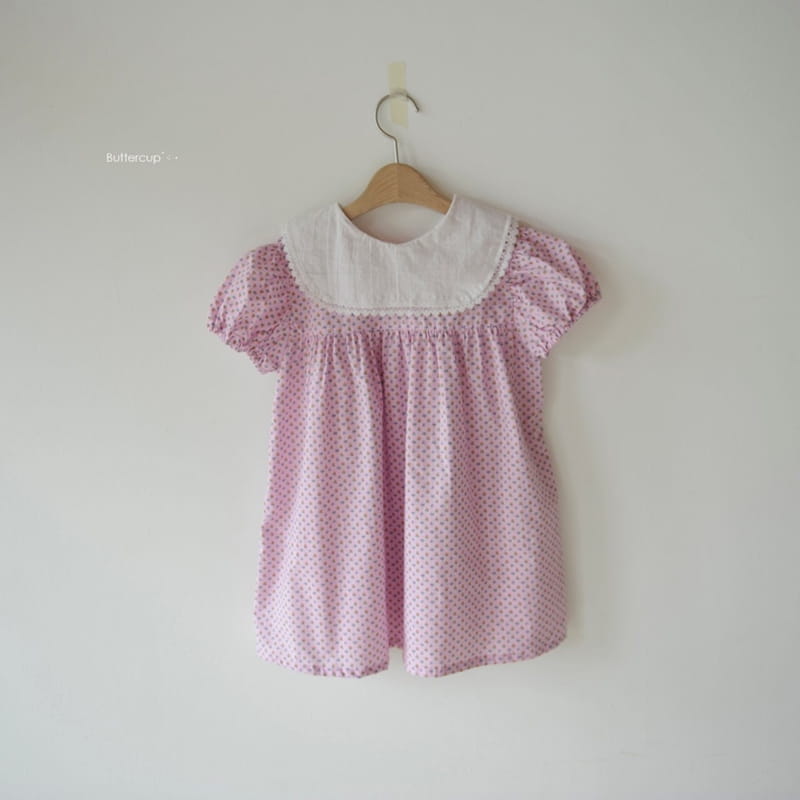 BUTTERCUP - Korean Children Fashion - #Kfashion4kids - Dfansy Collar One-piece - 6