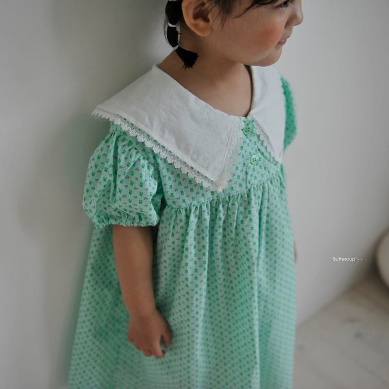 BUTTERCUP - Korean Children Fashion - #Kfashion4kids - Dfansy Collar One-piece - 8