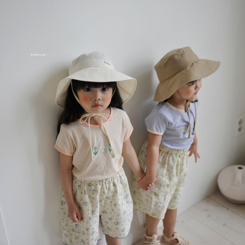 BUTTERCUP - Korean Children Fashion - #Kfashion4kids - Cotton Jacquard  Flower Shorts