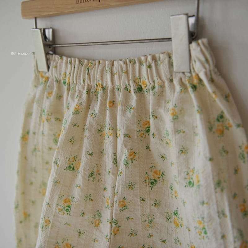 BUTTERCUP - Korean Children Fashion - #Kfashion4kids - Cotton Jacquard  Flower Shorts - 12