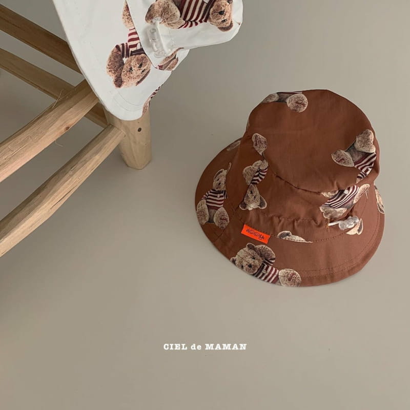 CIEL DE MAMAN - Korean Children Fashion - #Kfashion4kids - Bear Bucket Hat - 4
