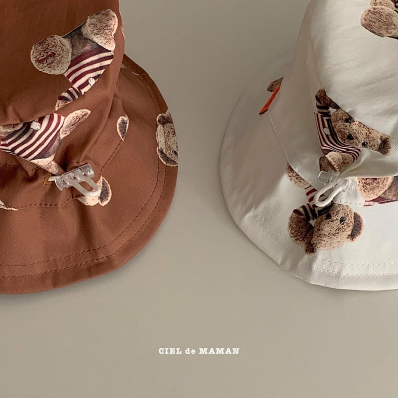 CIEL DE MAMAN - Korean Children Fashion - #Kfashion4kids - Bear Bucket Hat - 5