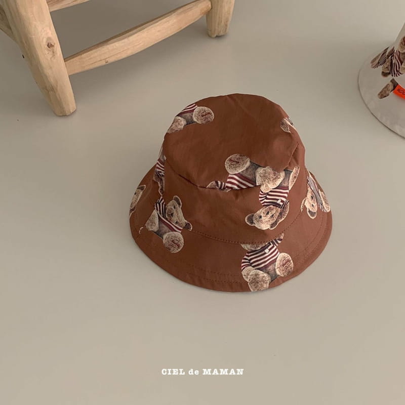 CIEL DE MAMAN - Korean Children Fashion - #Kfashion4kids - Bear Bucket Hat - 8