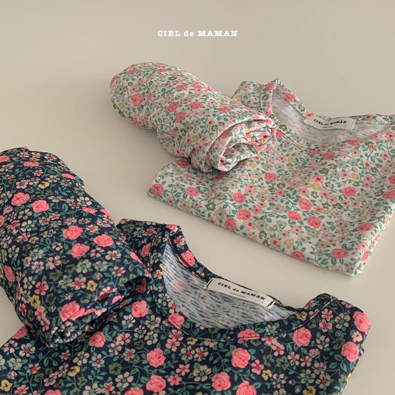 CIEL DE MAMAN - Korean Children Fashion - #Kfashion4kids - Softly Top Bottom Set - 2