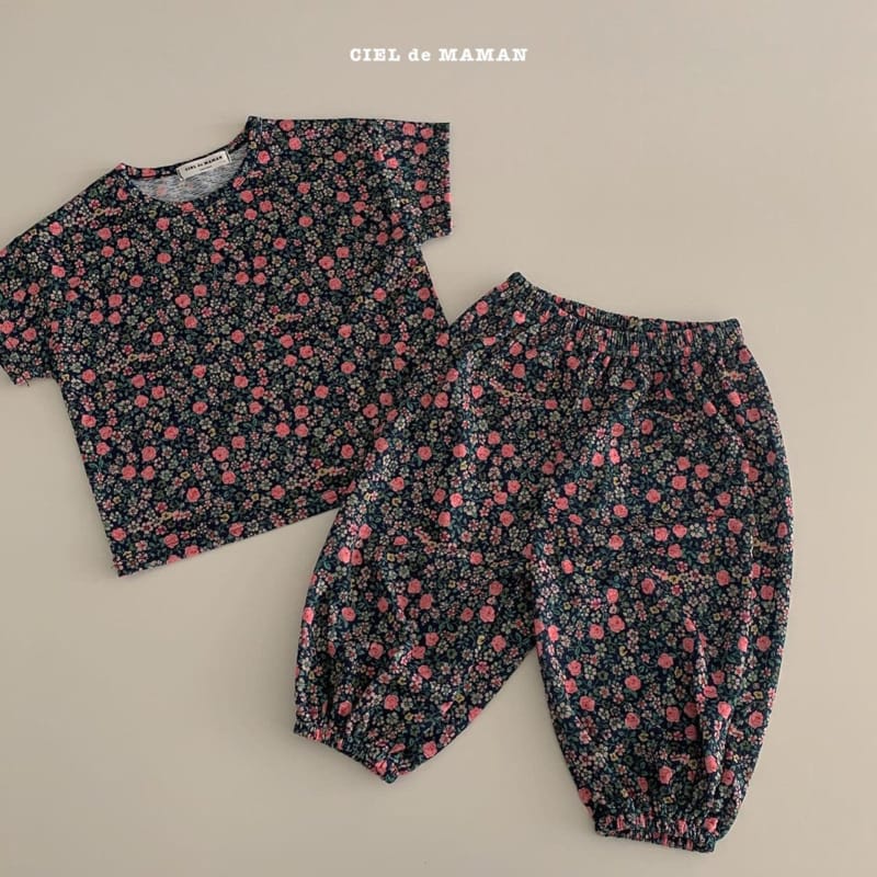 CIEL DE MAMAN - Korean Children Fashion - #Kfashion4kids - Softly Top Bottom Set - 3