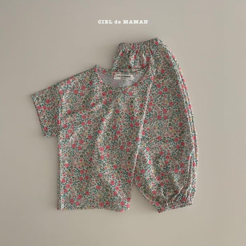 CIEL DE MAMAN - Korean Children Fashion - #Kfashion4kids - Softly Top Bottom Set - 4