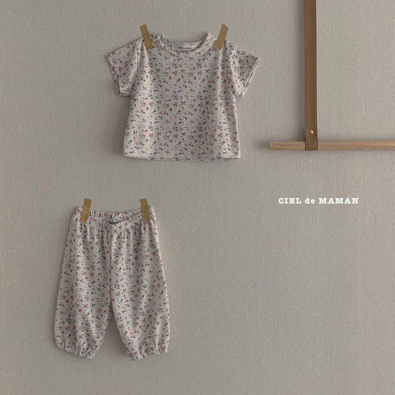CIEL DE MAMAN - Korean Children Fashion - #Kfashion4kids - Bebe Soflty Top Bottom Set - 4