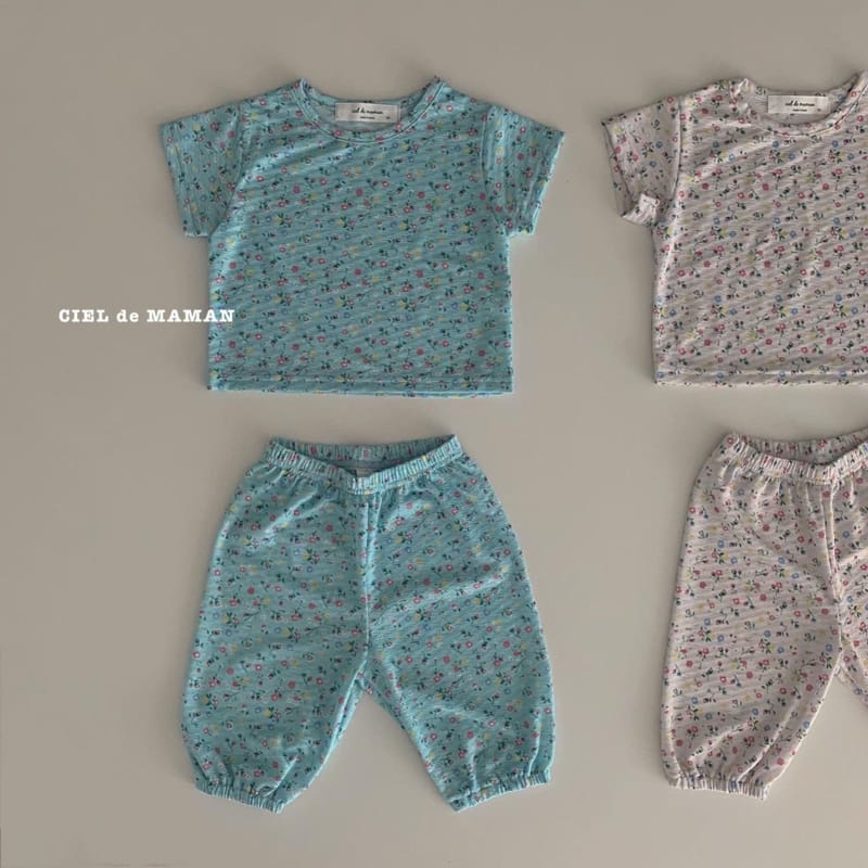 CIEL DE MAMAN - Korean Children Fashion - #Kfashion4kids - Bebe Soflty Top Bottom Set - 6