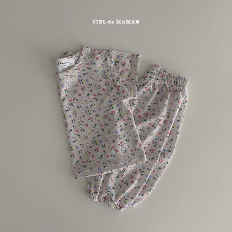 CIEL DE MAMAN - Korean Children Fashion - #Kfashion4kids - Bebe Soflty Top Bottom Set - 7