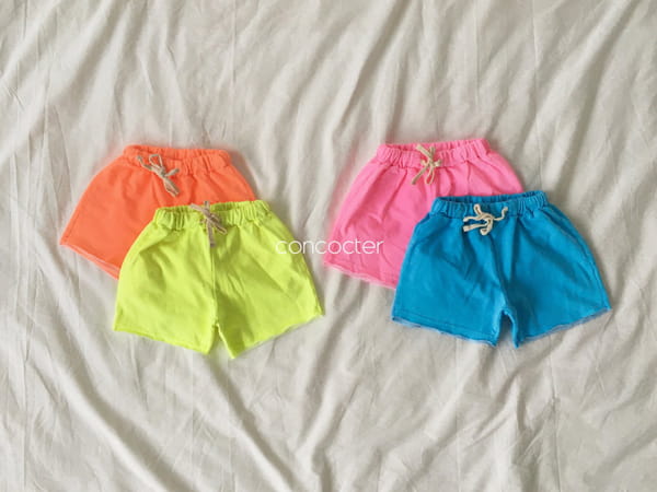 CONCOCTER - Korean Children Fashion - #Kfashion4kids - Neon Cutting Shorts - 10