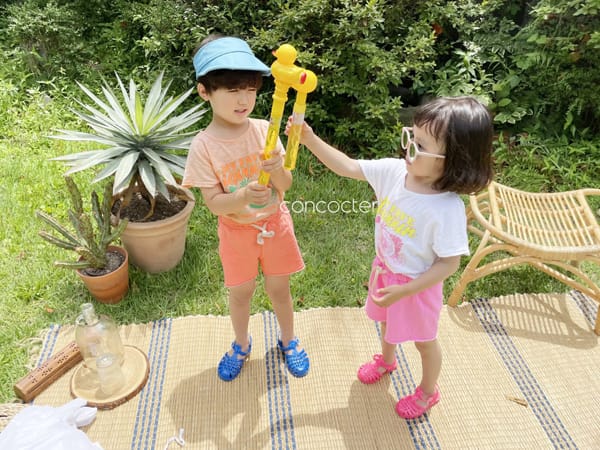 CONCOCTER - Korean Children Fashion - #Kfashion4kids - Neon Cutting Shorts - 2