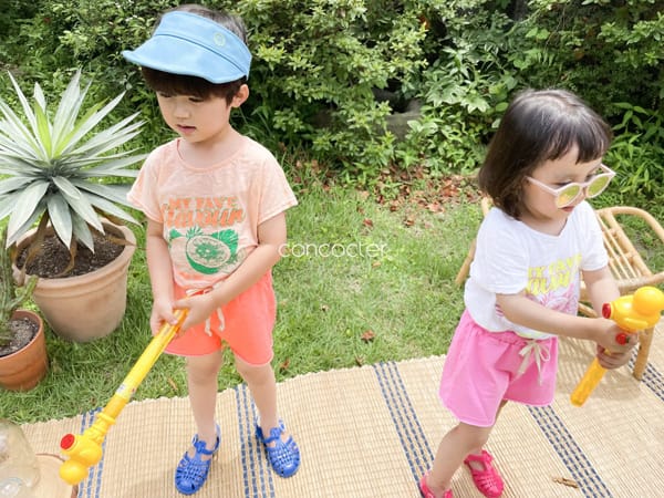CONCOCTER - Korean Children Fashion - #Kfashion4kids - Neon Cutting Shorts - 3