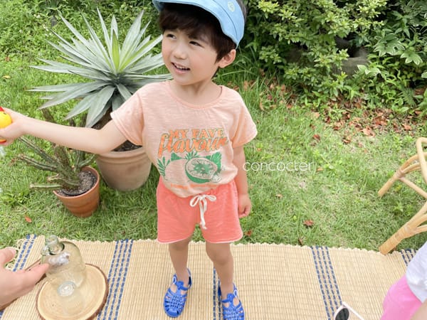 CONCOCTER - Korean Children Fashion - #Kfashion4kids - Neon Cutting Shorts - 5