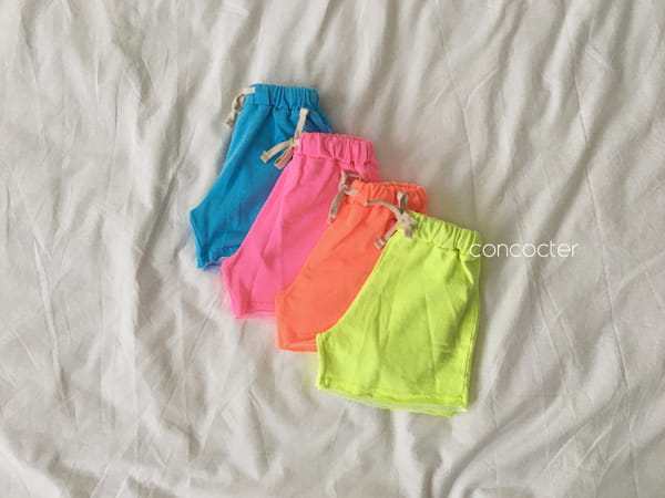 CONCOCTER - Korean Children Fashion - #Kfashion4kids - Neon Cutting Shorts - 9