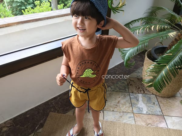 CONCOCTER - Korean Children Fashion - #Kfashion4kids - Paradise Cutting Sleeveless - 4