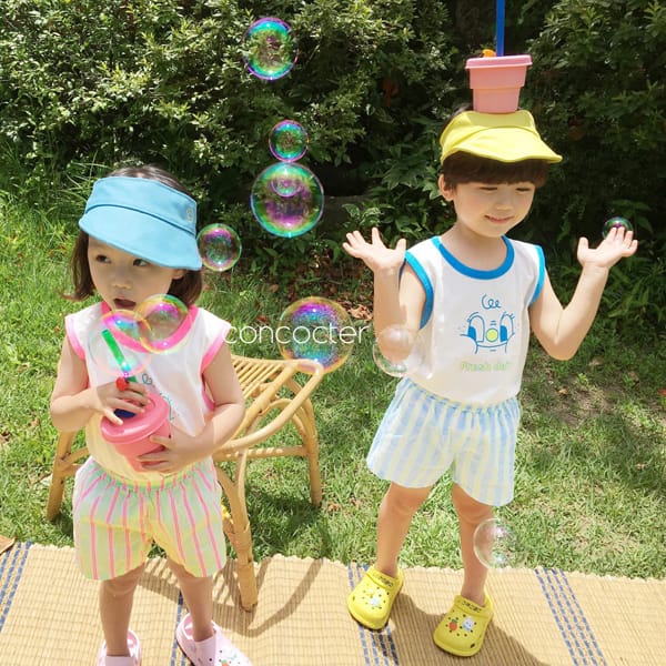 CONCOCTER - Korean Children Fashion - #Kfashion4kids - Fresh Day Top Bottom Set