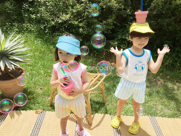 CONCOCTER - Korean Children Fashion - #Kfashion4kids - Fresh Day Top Bottom Set - 12