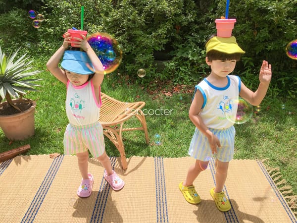CONCOCTER - Korean Children Fashion - #Kfashion4kids - Fresh Day Top Bottom Set - 2