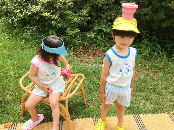 CONCOCTER - Korean Children Fashion - #Kfashion4kids - Fresh Day Top Bottom Set - 4