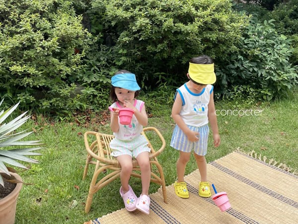 CONCOCTER - Korean Children Fashion - #Kfashion4kids - Fresh Day Top Bottom Set - 8
