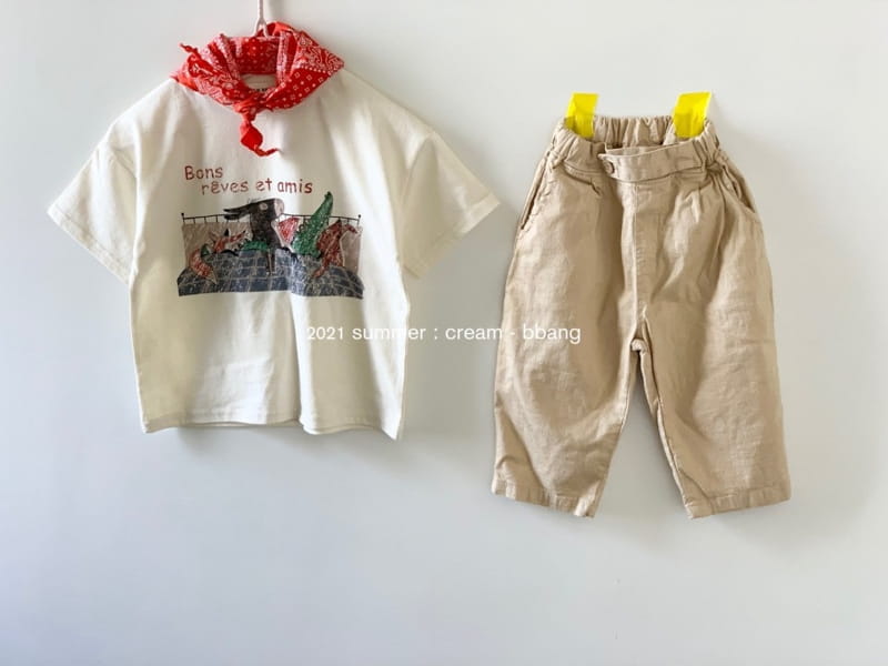 CREAM BBANG - Korean Children Fashion - #Kfashion4kids - Pan Cake Single Tee - 4