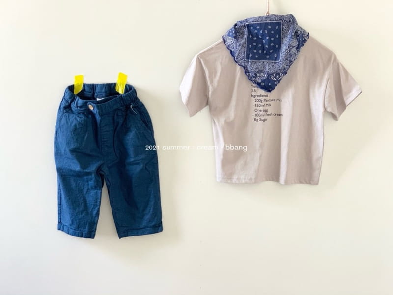 CREAM BBANG - Korean Children Fashion - #Kfashion4kids - Pan Cake Single Tee - 5