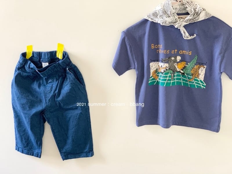CREAM BBANG - Korean Children Fashion - #Kfashion4kids - Pan Cake Single Tee - 8