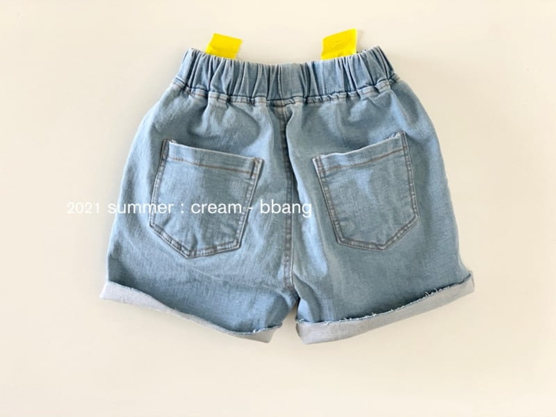 CREAM BBANG - Korean Children Fashion - #Kfashion4kids - Ice Denim Shorts - 8