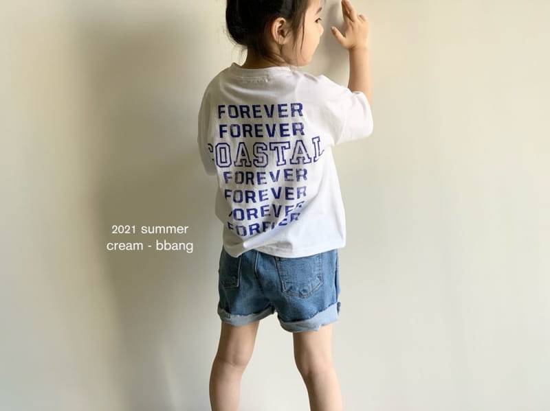 CREAM BBANG - Korean Children Fashion - #Kfashion4kids - Bottom Cutting Vintage Shorts - 9