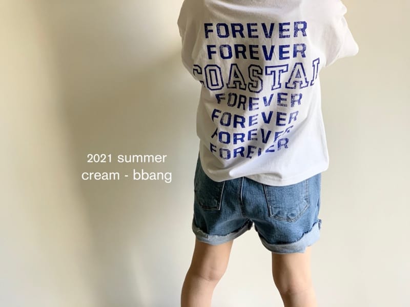 CREAM BBANG - Korean Children Fashion - #Kfashion4kids - Forever Front Back Paint Tee - 10