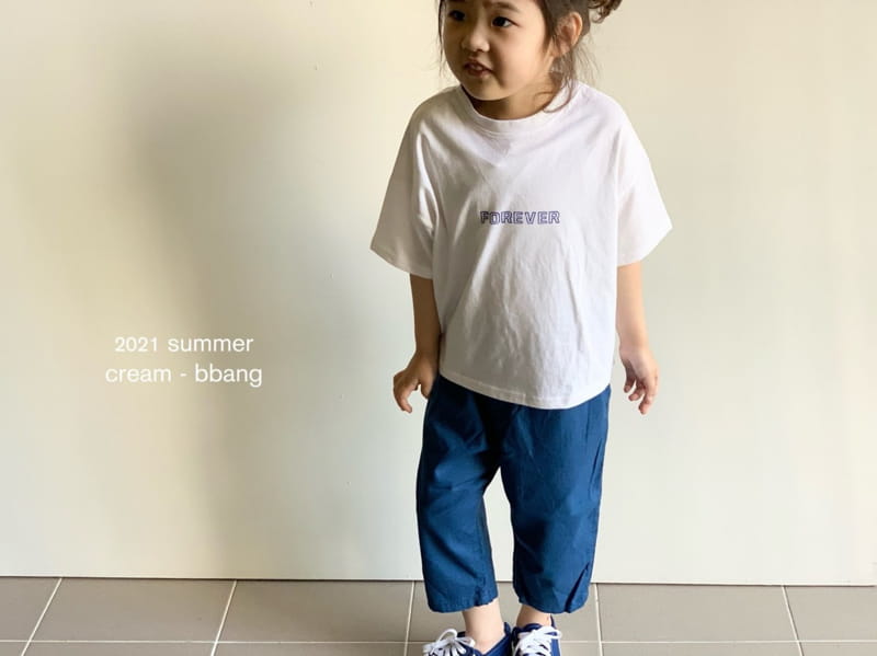 CREAM BBANG - Korean Children Fashion - #Kfashion4kids - Forever Front Back Paint Tee - 11