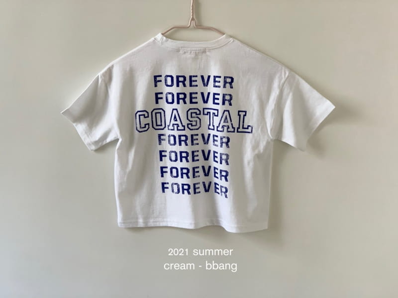 CREAM BBANG - Korean Children Fashion - #Kfashion4kids - Forever Front Back Paint Tee - 4