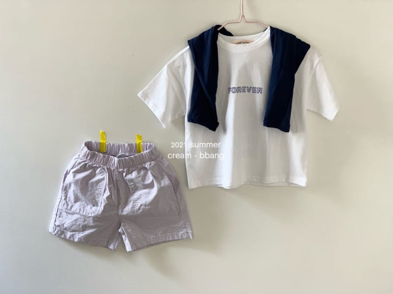 CREAM BBANG - Korean Children Fashion - #Kfashion4kids - Forever Front Back Paint Tee - 5