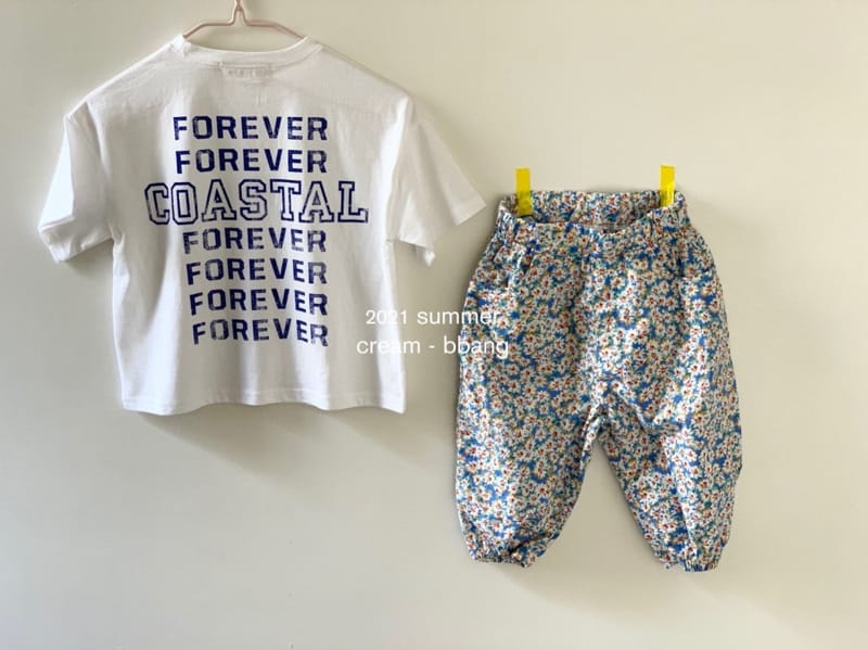 CREAM BBANG - Korean Children Fashion - #Kfashion4kids - Forever Front Back Paint Tee - 6