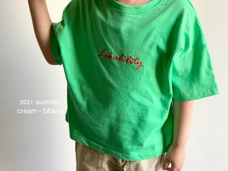 CREAM BBANG - Korean Children Fashion - #Kfashion4kids - Like Car Embroidery Tee - 11