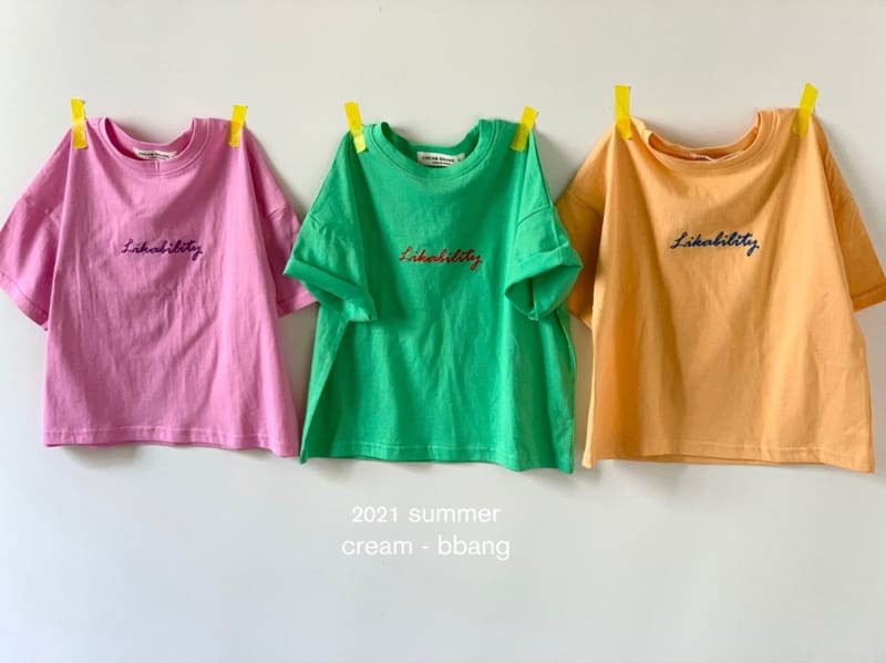 CREAM BBANG - Korean Children Fashion - #Kfashion4kids - Like Car Embroidery Tee - 2