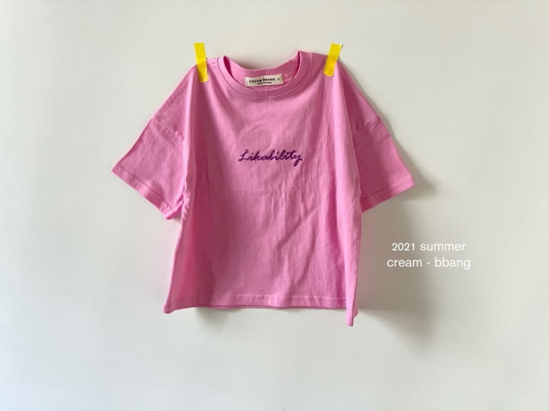 CREAM BBANG - Korean Children Fashion - #Kfashion4kids - Like Car Embroidery Tee - 5