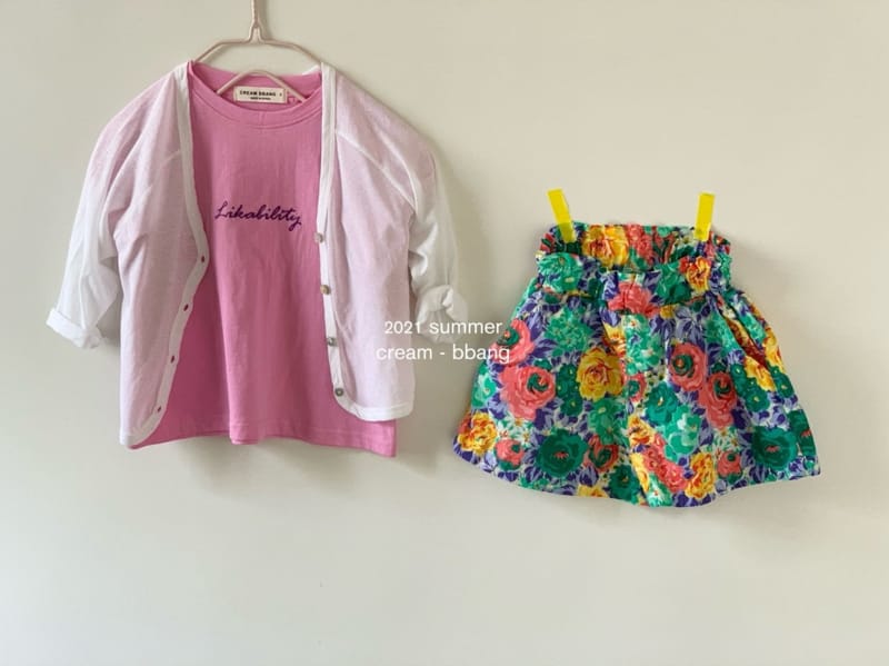 CREAM BBANG - Korean Children Fashion - #Kfashion4kids - Like Car Embroidery Tee - 7