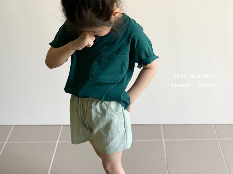 CREAM BBANG - Korean Children Fashion - #Kfashion4kids - Pocket Rappa Tee - 11